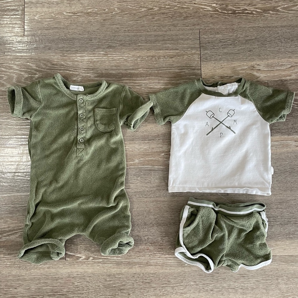 Miles Terry Set in olive